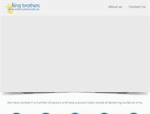 Tablet Screenshot of king-brothers.com